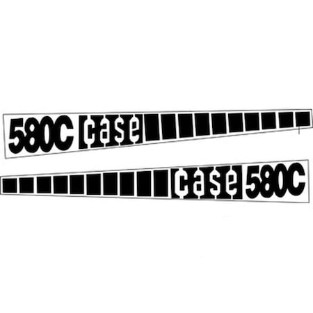Aftermarket Loader Lift Decal Set C580C